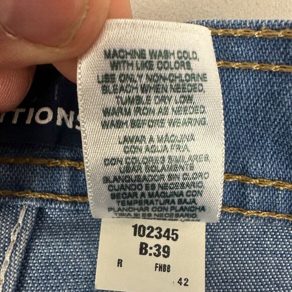 Basic Editions Mens Blue Denim Jeans Size 36X30 Straight Fit - Picture 3 of 10